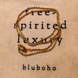 bluboho -lasso necklace 16 inches-